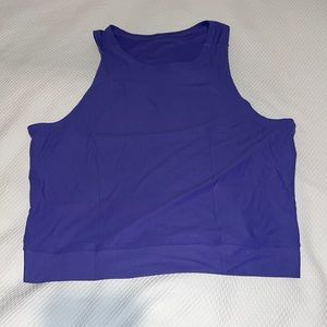 Lululemon purple tank top cropped
